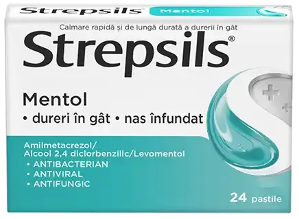 Strepsils Mentol, pastile
